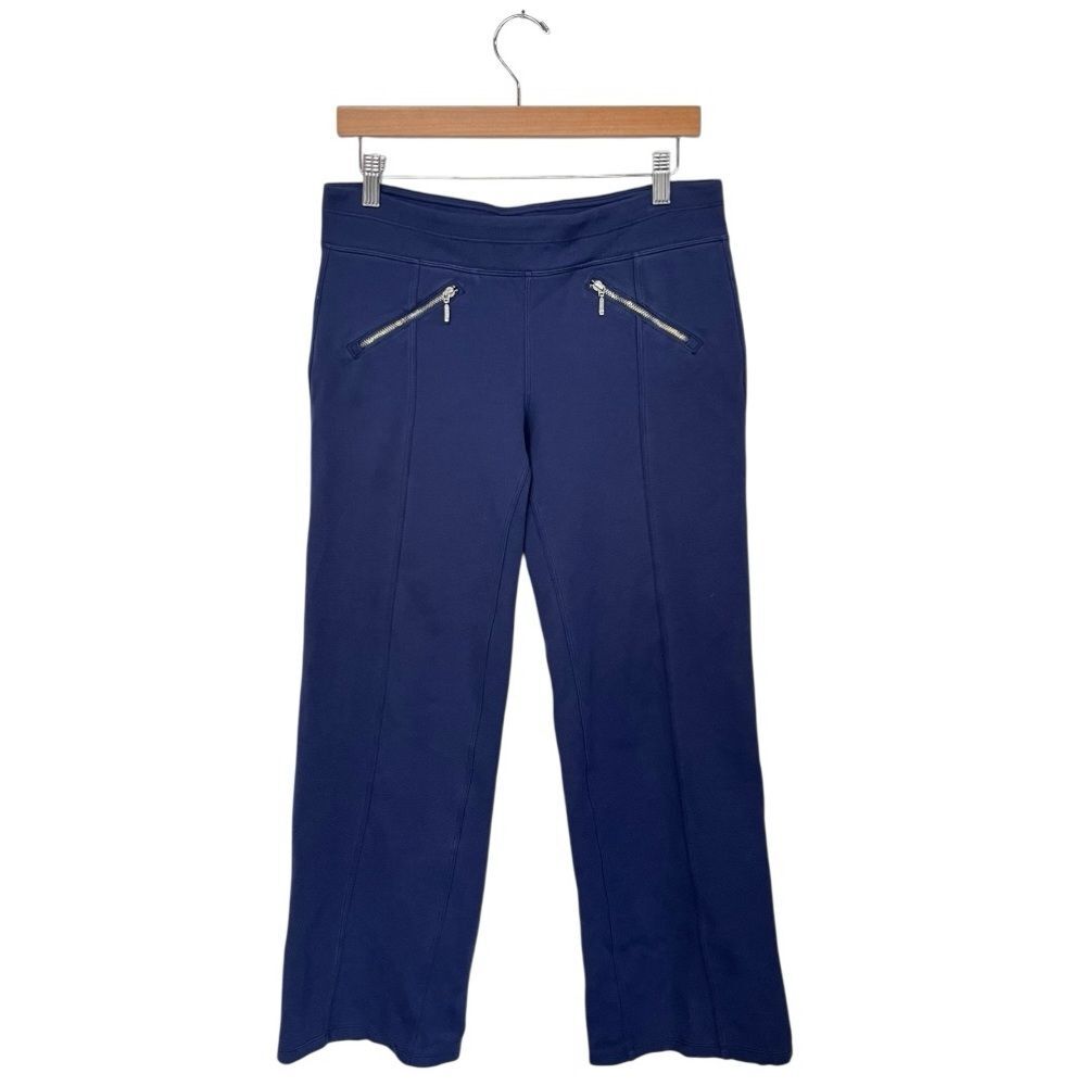 Athleta |‎ 307241 Navy Blue Chalet Yoga Pull On Stretch Athleisure Pants M